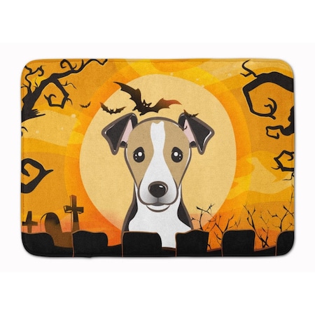 Carolines Treasures Halloween Jack Russell Terrier Machine Washable Memory Foam Mat BB1819RUG